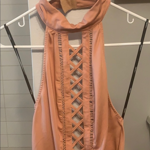 Orangish cream onesie - Picture 1 of 4